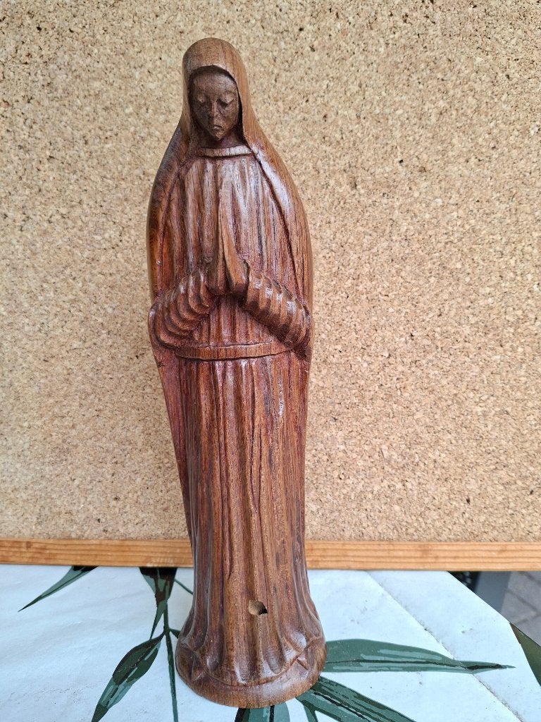 Maria beeld hout, Antiek en Kunst, Ophalen