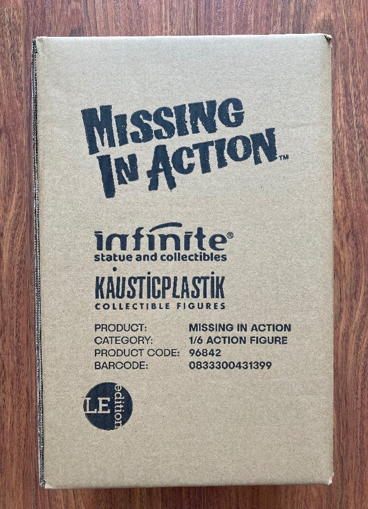 Kaustic Plastik Missing In Action James Braddock 30 cm Nieuw, Verzenden, Nieuw, Film, Actiefiguur of Pop