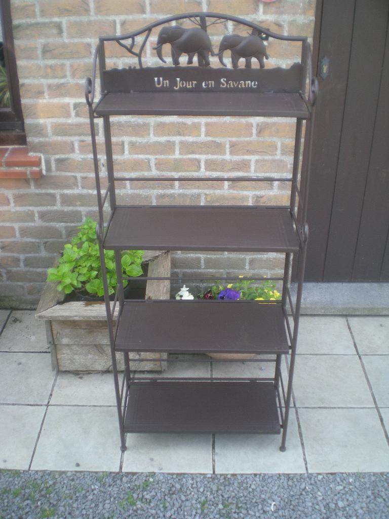 Rek H 1,35 m Br 55 cm, Tuin en Terras, Tuinwanddecoratie, Ophalen, Zo goed als nieuw