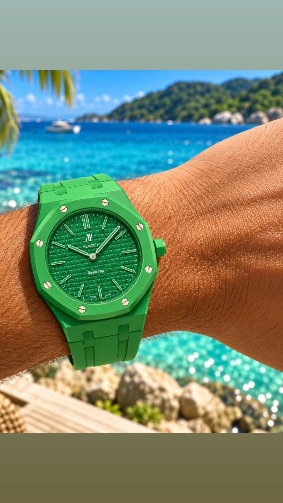 Royal Pop Green Eight, Enlèvement ou Envoi, Neuf, Swatch