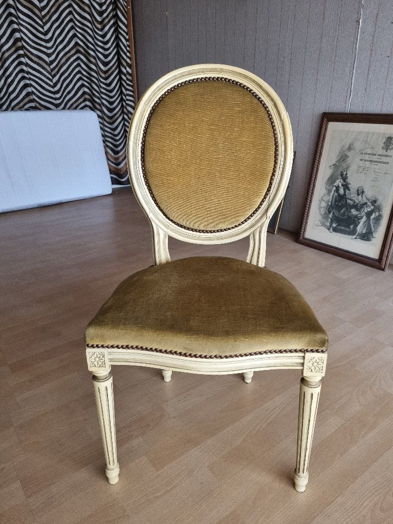 Vintage stoelen, Autres couleurs, Bois, Enlèvement, Utilisé