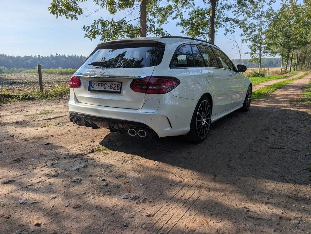 C300de W205 AMG-Line ,Luchtvering, Burmeister, Night packet, Auto's, Automaat, Achterwielaandrijving, 4 cilinders, Wit