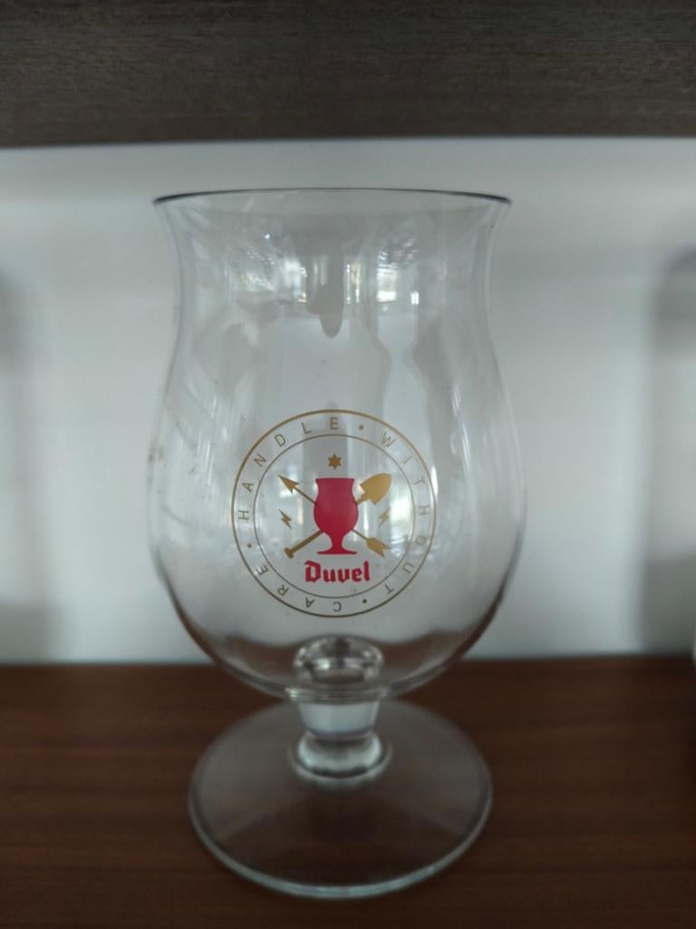 14 duvel glazen plastiek, Ophalen, Duvel