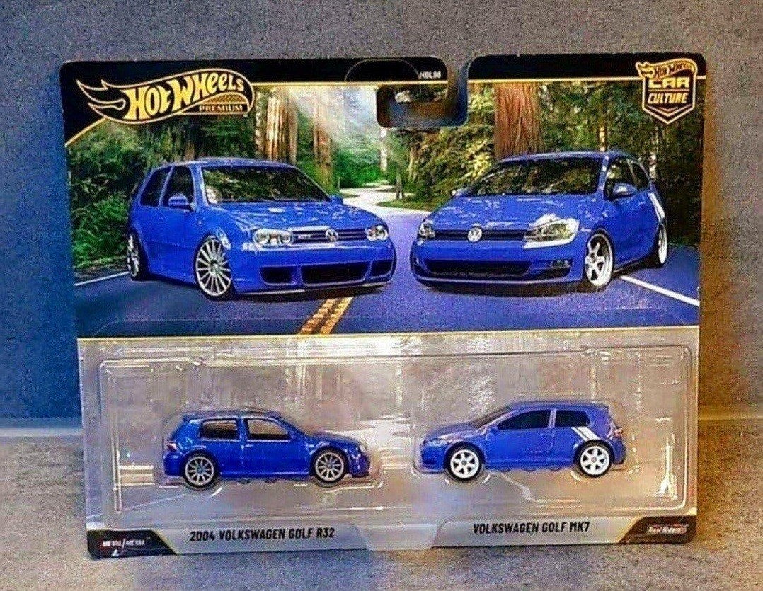 Hotwheels Premium/2004 VW GOLF R32 & VW GOLF MK7/NIEUW, Ophalen of Verzenden, Nieuw, Auto