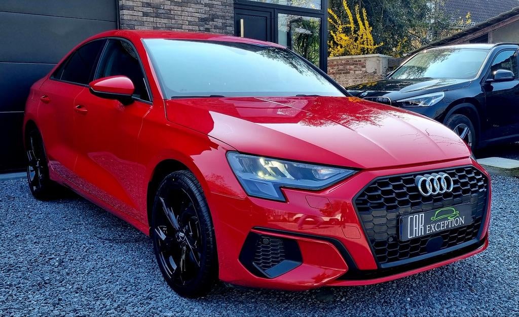 AUDI A3  30tfsi Advanced – 2021
Rouge Progressif – Élégance,, Autos, Essai à domicile, Achat, Euro 6, Entreprise