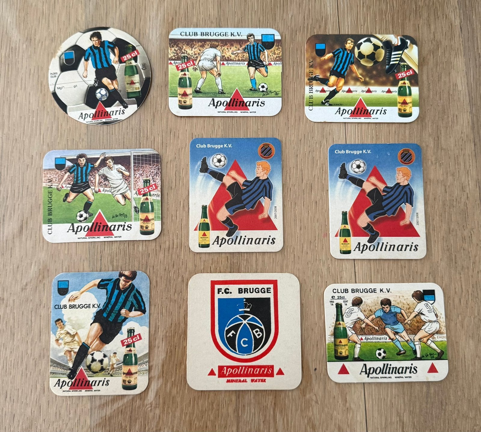 Onderzetters Club Brugge, Ophalen of Verzenden, Zo goed als nieuw
