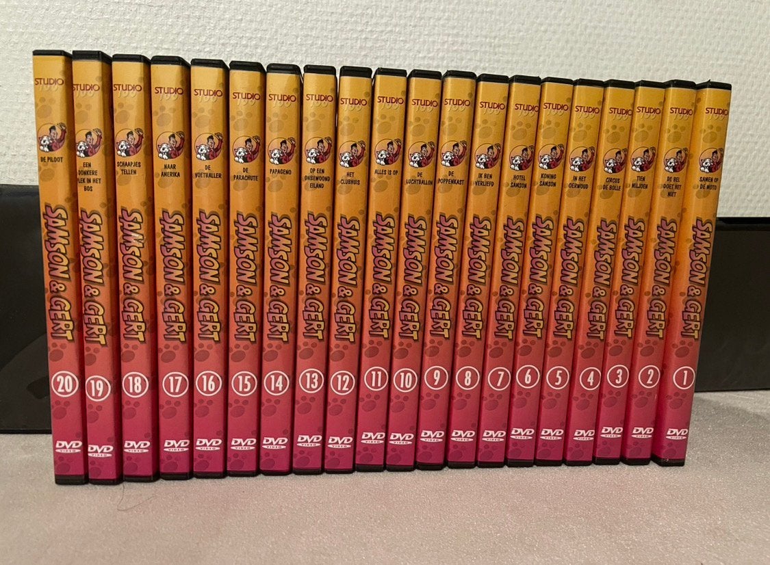 Samson en gert dvd collectie, Verzenden, Alle leeftijden, Poppen, Boxset