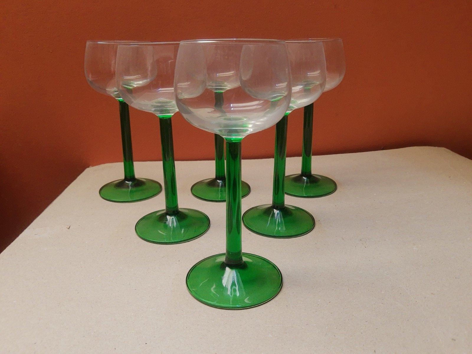 vintage glazen Luminarc, Ophalen