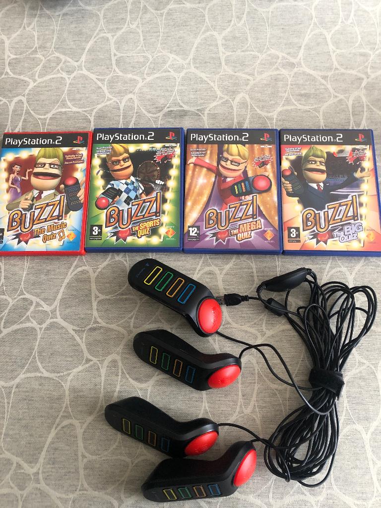 4 PS2 BuZz spellen, Ophalen of Verzenden