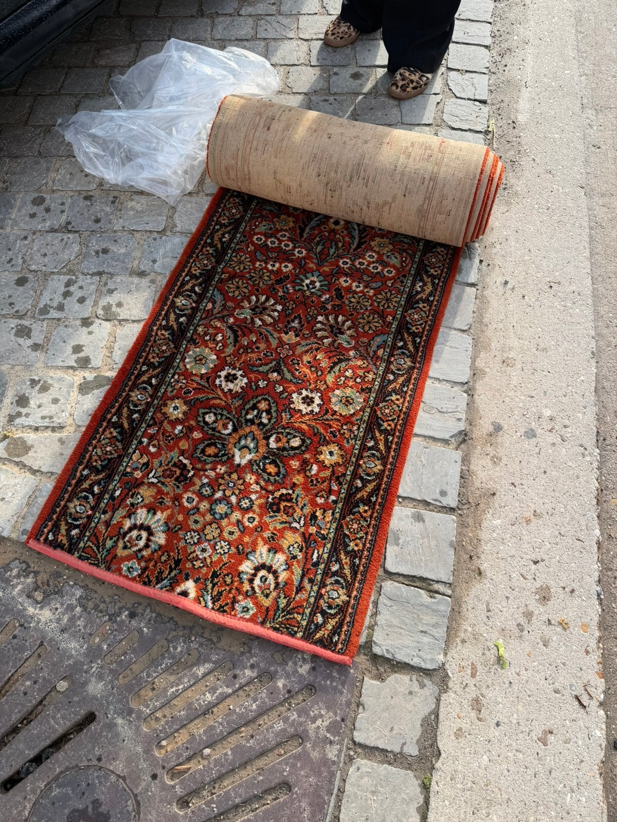 Handgeknoopt Perzisch tapijt - 7 meter, Ophalen, Gebruikt, Overige kleuren, Perzisch