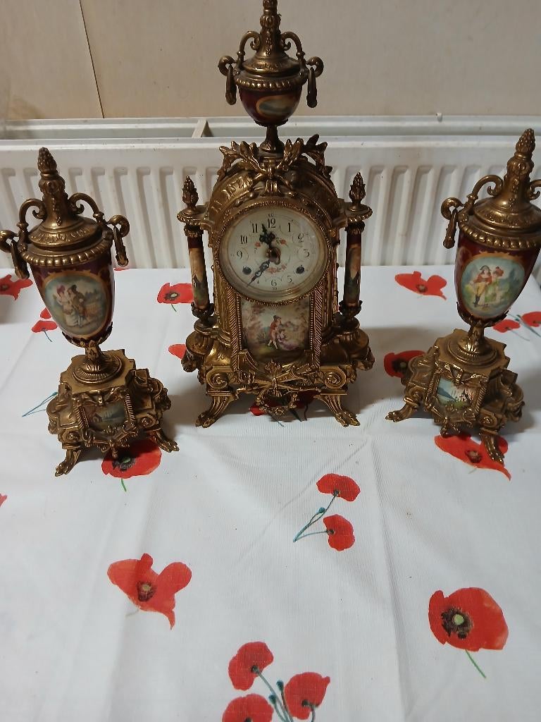 antiek schouwgarnituur, Antiek en Kunst, Curiosa en Brocante, Ophalen