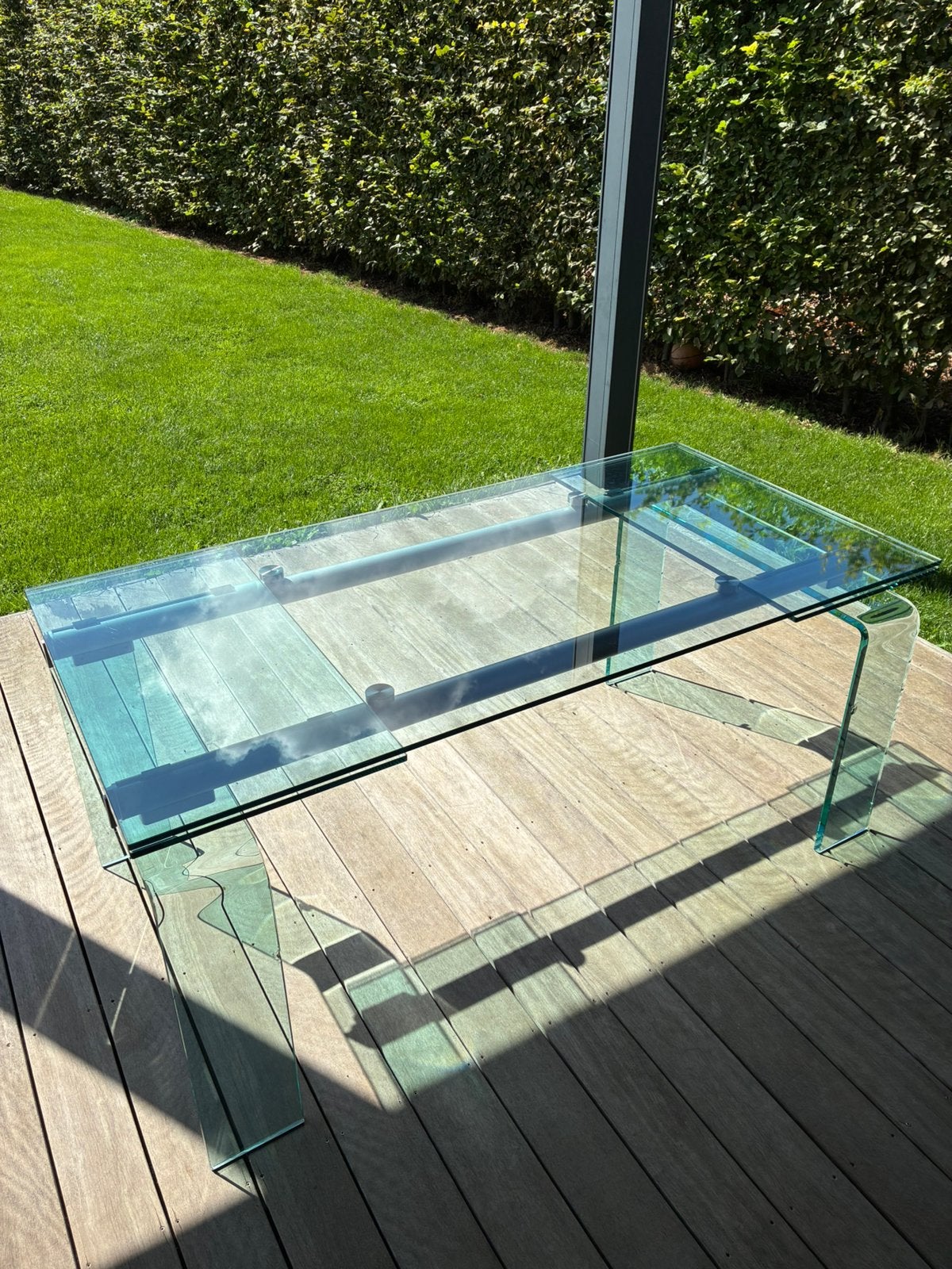 Table Stilt Glass - Desalto - Decoma Design - Verre, Maison & Meubles, Tables | Tables à manger, Enlèvement, Verre