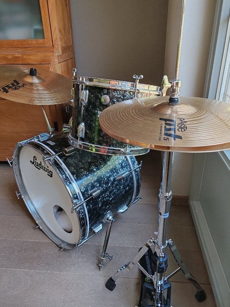 Vintage drumstel, Ophalen, Gebruikt, Overige merken