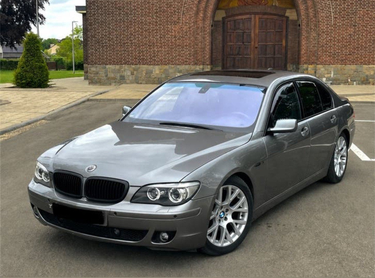 BMW 750 Li V8, Autos, Cuir, Argent ou Gris, Achat, 4 portes