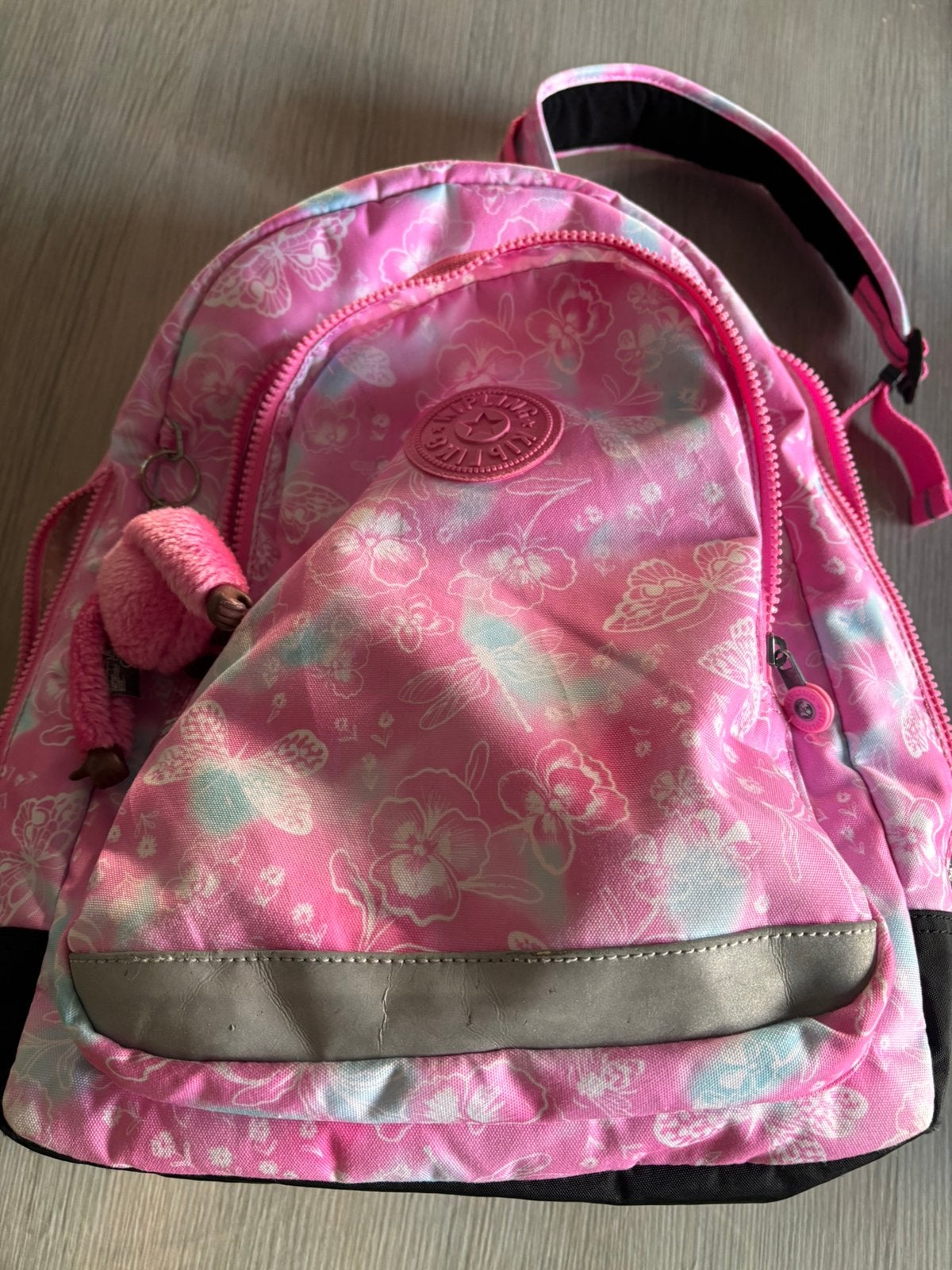 Kipling boekentas, Ophalen, Gebruikt, Roze, Rugtas