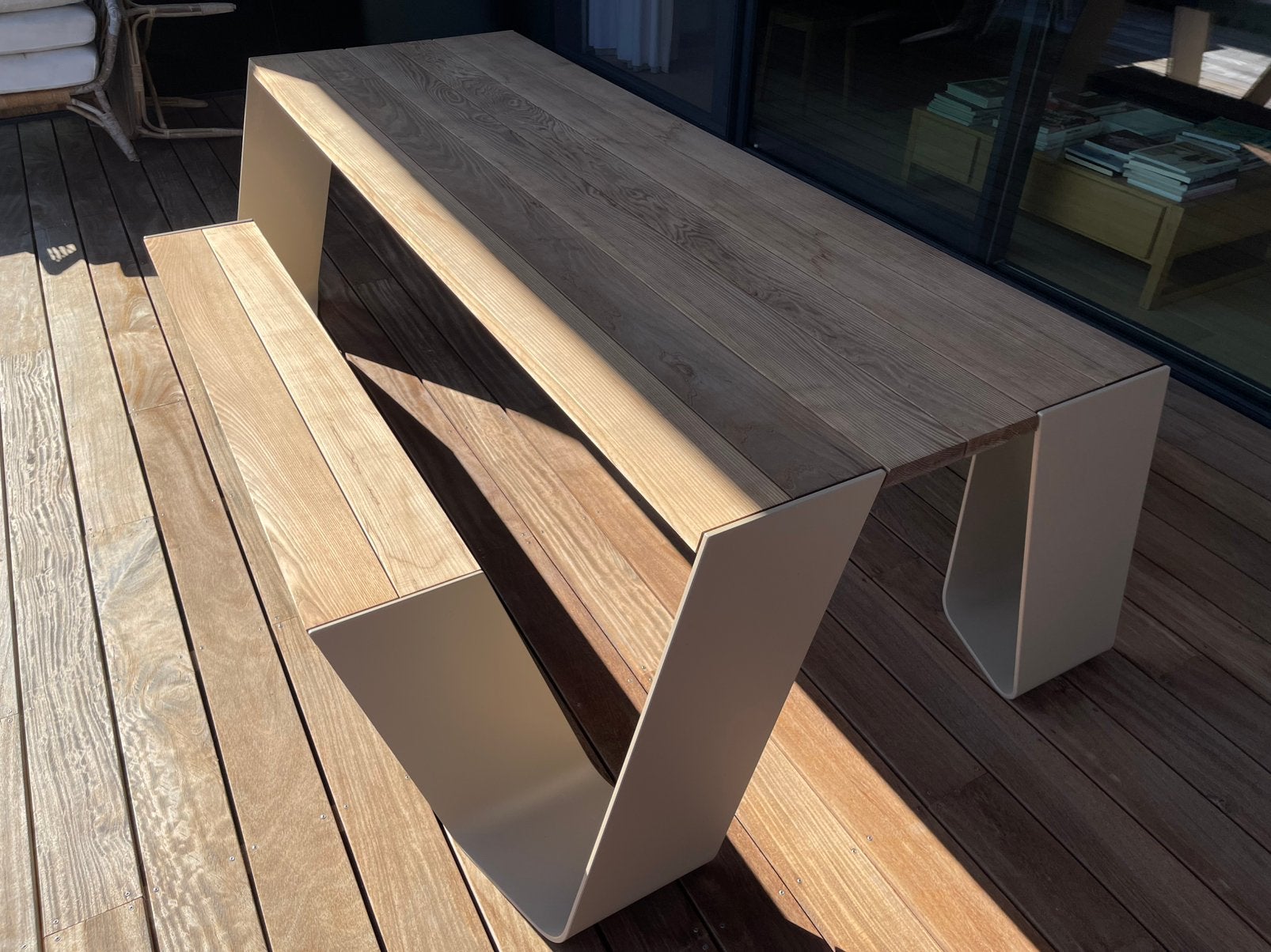 Table extérieure Extremis Hopper Pinic, Jardin & Terrasse, Enlèvement, Comme neuf, Aluminium