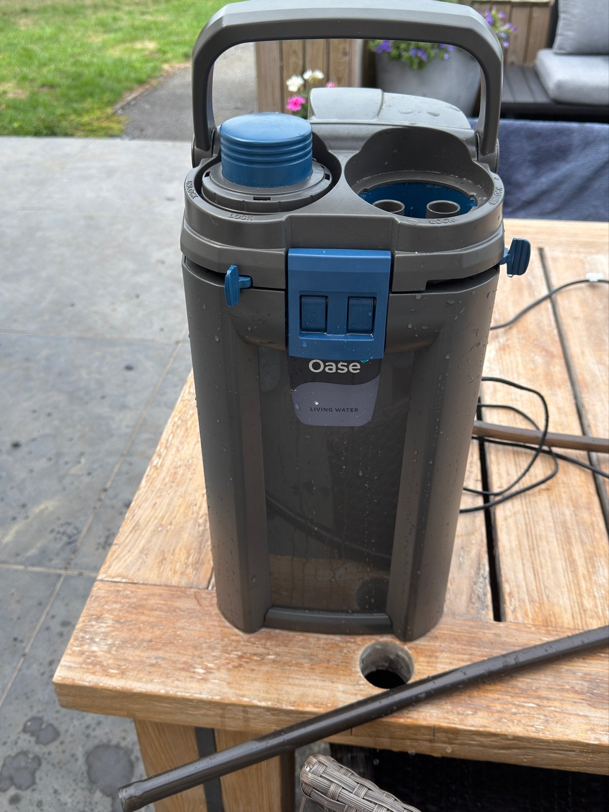Filter Oase Biomaster 600 + UV-lamp Oase ClearTronic 9, Ophalen, Oase, Zo goed als nieuw, Inclusief slangen