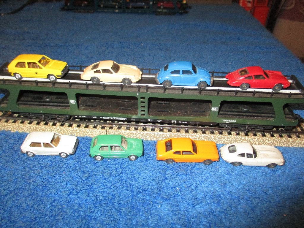 Marklin 4074 avec 8 voitures Wiking, Enlèvement ou Envoi, Utilisé, Wagon, Märklin