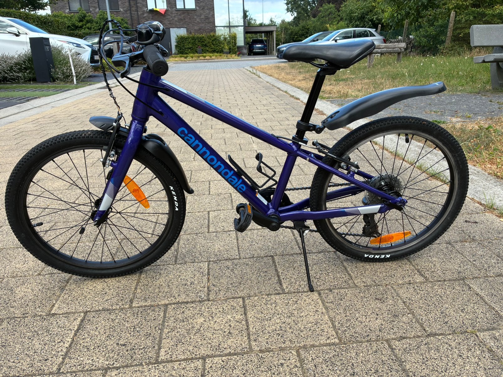 Kids MTB Cannondale 20 inch, Fietsen en Brommers, Ophalen, Velgrem, Zo goed als nieuw, Handrem