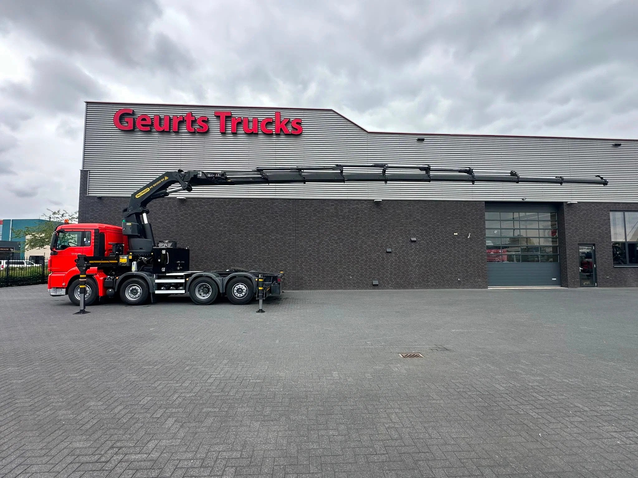 MAN TGS 35.480 8X2 TREKKER + PALFINGER PK 92002-H KRAAN/KRAN, Auto's, Automaat, Euro 5, Overige kleuren, MAN