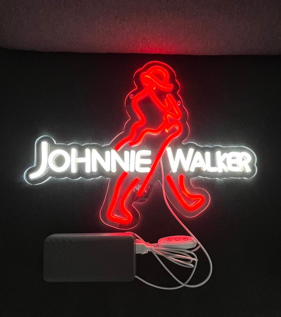 Lampe au néon Johnnie Walker, Collections, Enlèvement ou Envoi, Neuf, Table lumineuse ou lampe (néon)