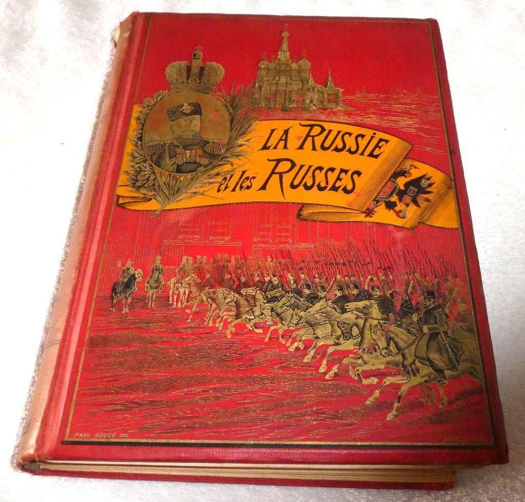 livre La Russie et les Russes, Antiquités & Art, Antiquités | Livres & Manuscrits, Enlèvement ou Envoi