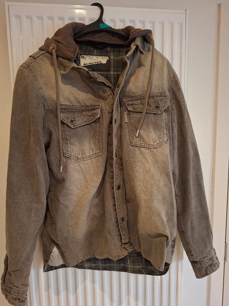 Macna motor jas jeans, Ophalen, Tweedehands, Heren, Jas | textiel