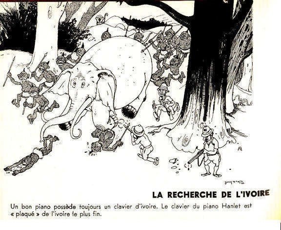 Jean DRATZ - Fascicule publicitaire Pianos Hanlet 1935, Collections, Envoi, Comme neuf