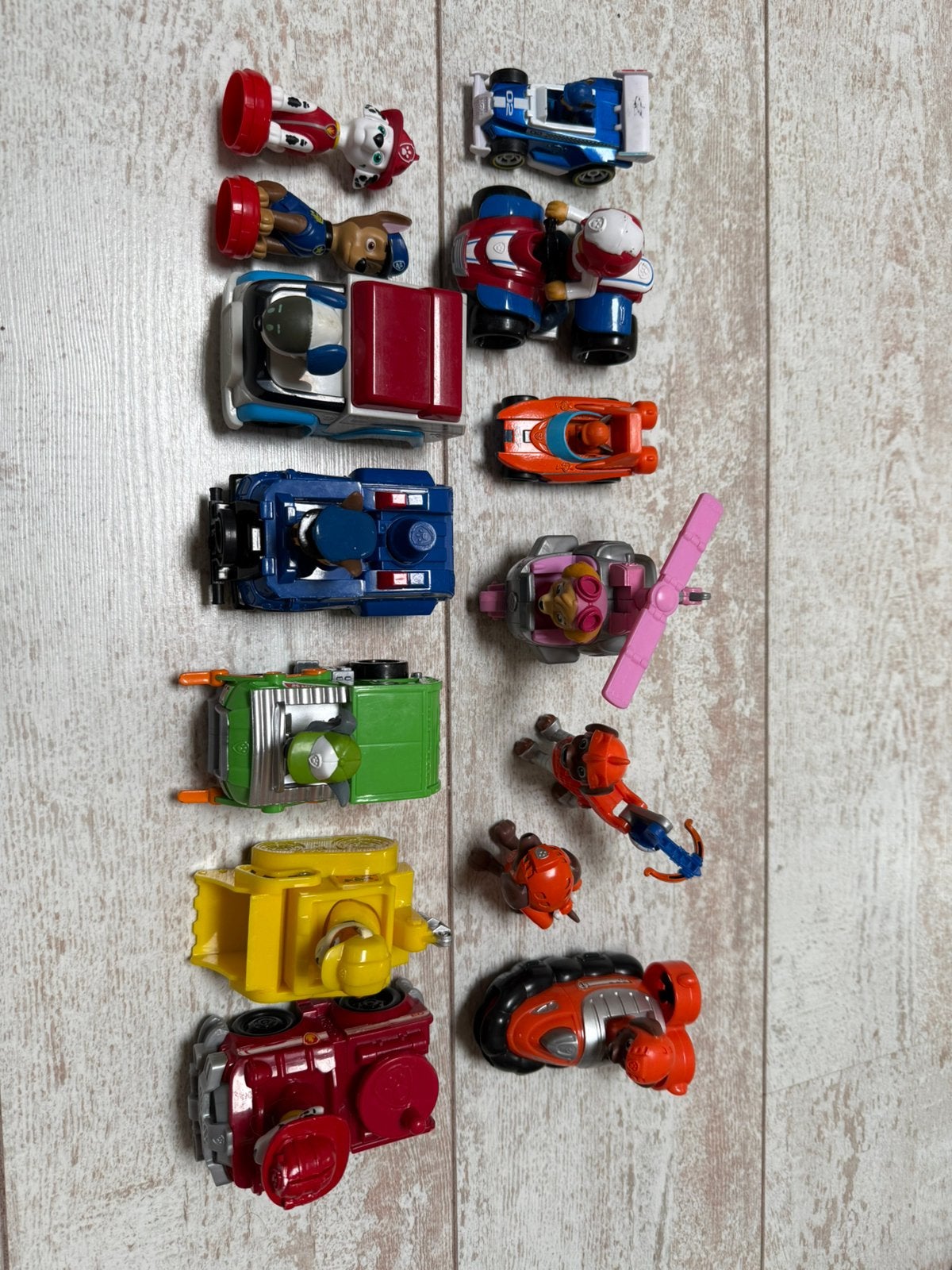 Lot Paw patrol en spiderman, Ophalen, Gebruikt