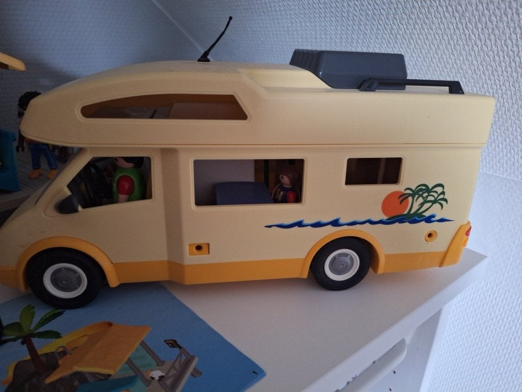 Camping car Playmobil, Enfants & Bébés, Enlèvement, Comme neuf, Kit complet, Véhicule