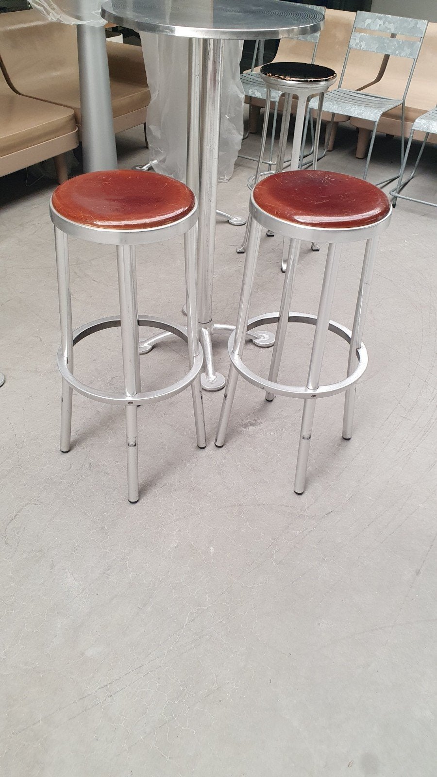 tabouret de bar vintage avec design Alfredo Simonit Italie d, Enlèvement
