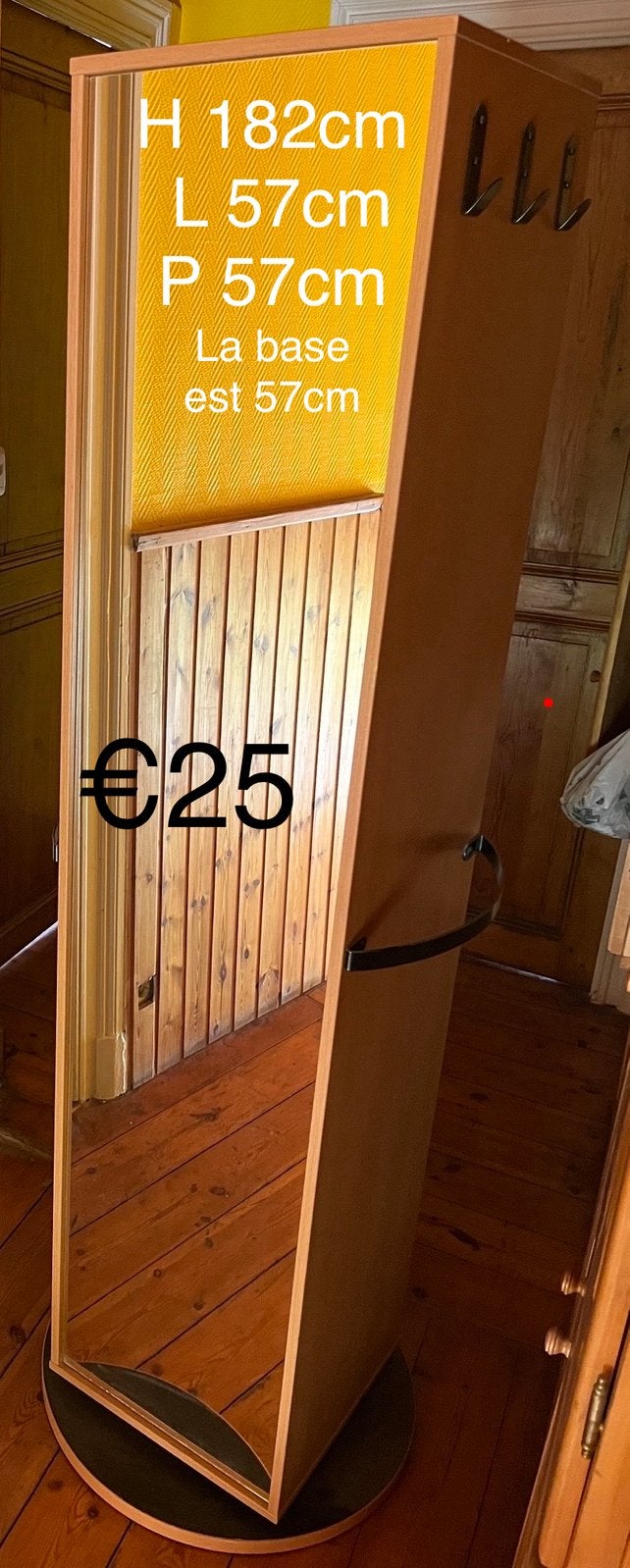 Meuble IKEA pivotant avec miroirs – 25 €, Maison & Meubles, Enlèvement, Comme neuf