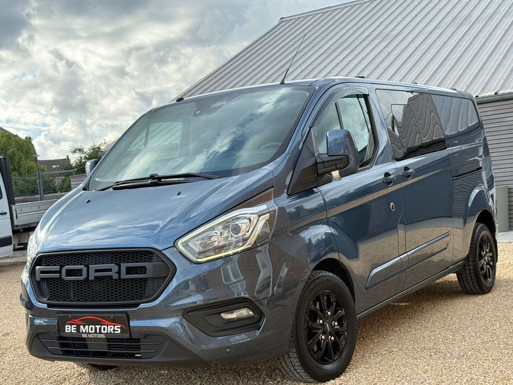 Ford Transit Custom 2.0 TDCi 170 CV L2H1 / 6 PLACES / DOUVLE, Autos, Camionnettes & Utilitaires, 186 g/km, Achat, 6 portes, Euro 6