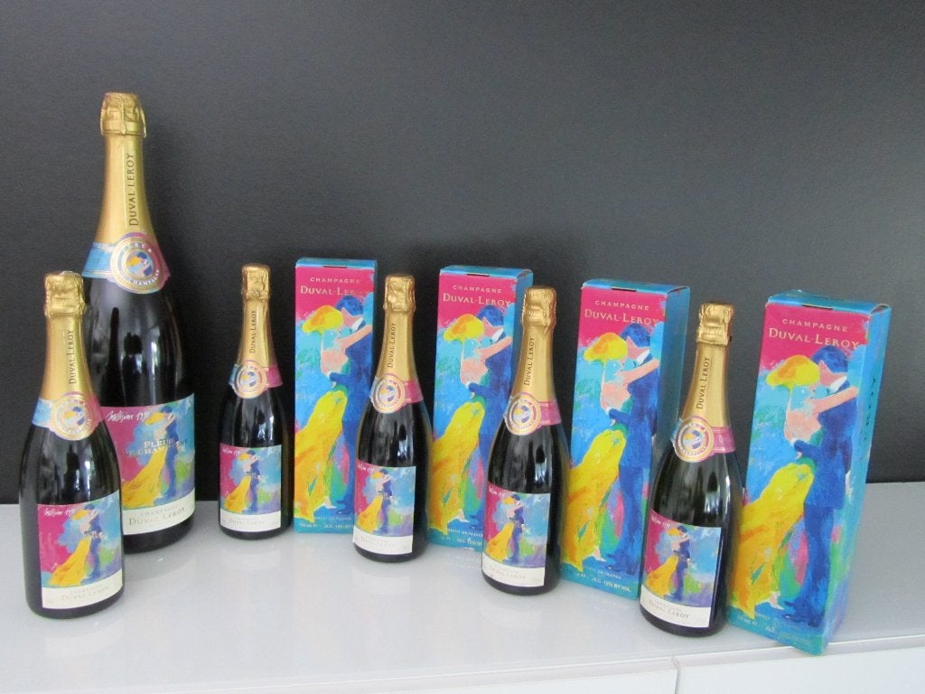 Champagne Duval Leroy – Millésime 1990 – “Neiman”, Ophalen, Zo goed als nieuw, Champagne, Vol