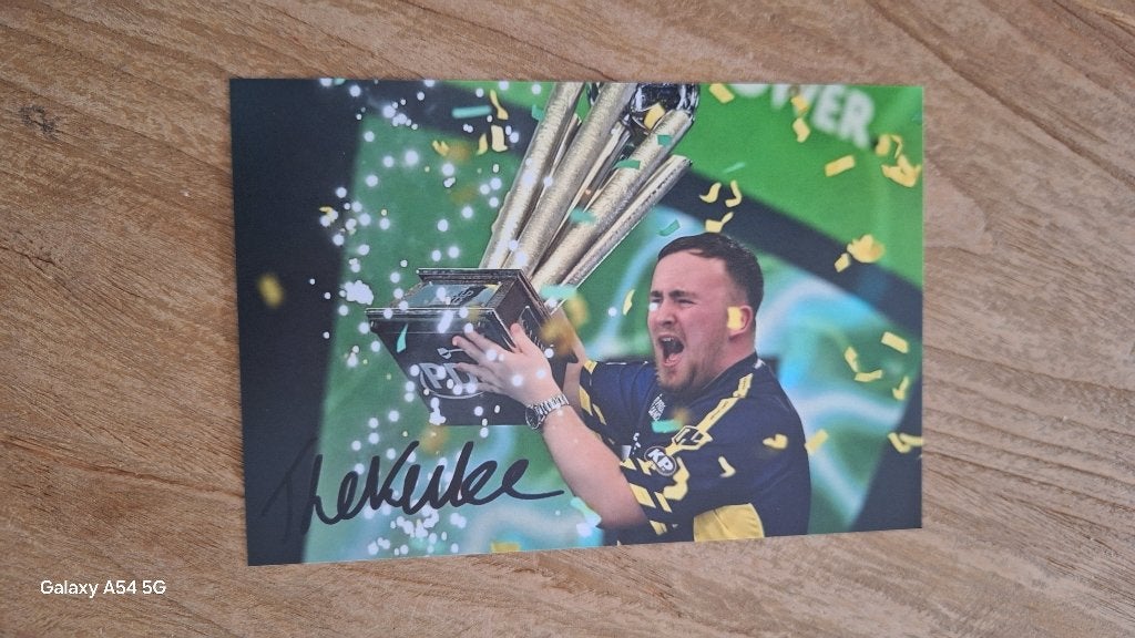 Photo dédicacée (impression) ; Luke Littler # Darts, Enlèvement ou Envoi, Neuf, Autres types