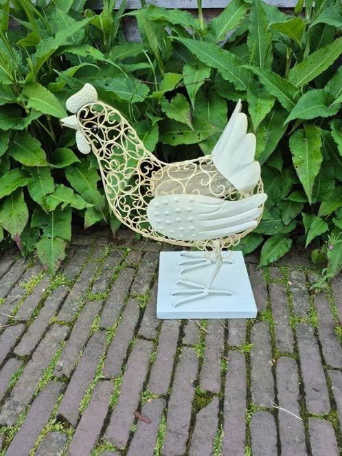 Metalen kip, Ophalen