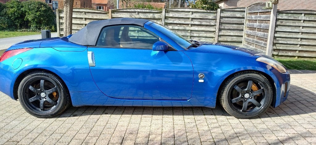 Nissan cabrio, Auto's, Nissan, 350Z, Achterwielaandrijving, Cabriolet, Blauw