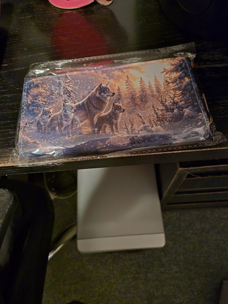 Dames portemonee wolven nieuw, Ophalen of Verzenden, Nieuw