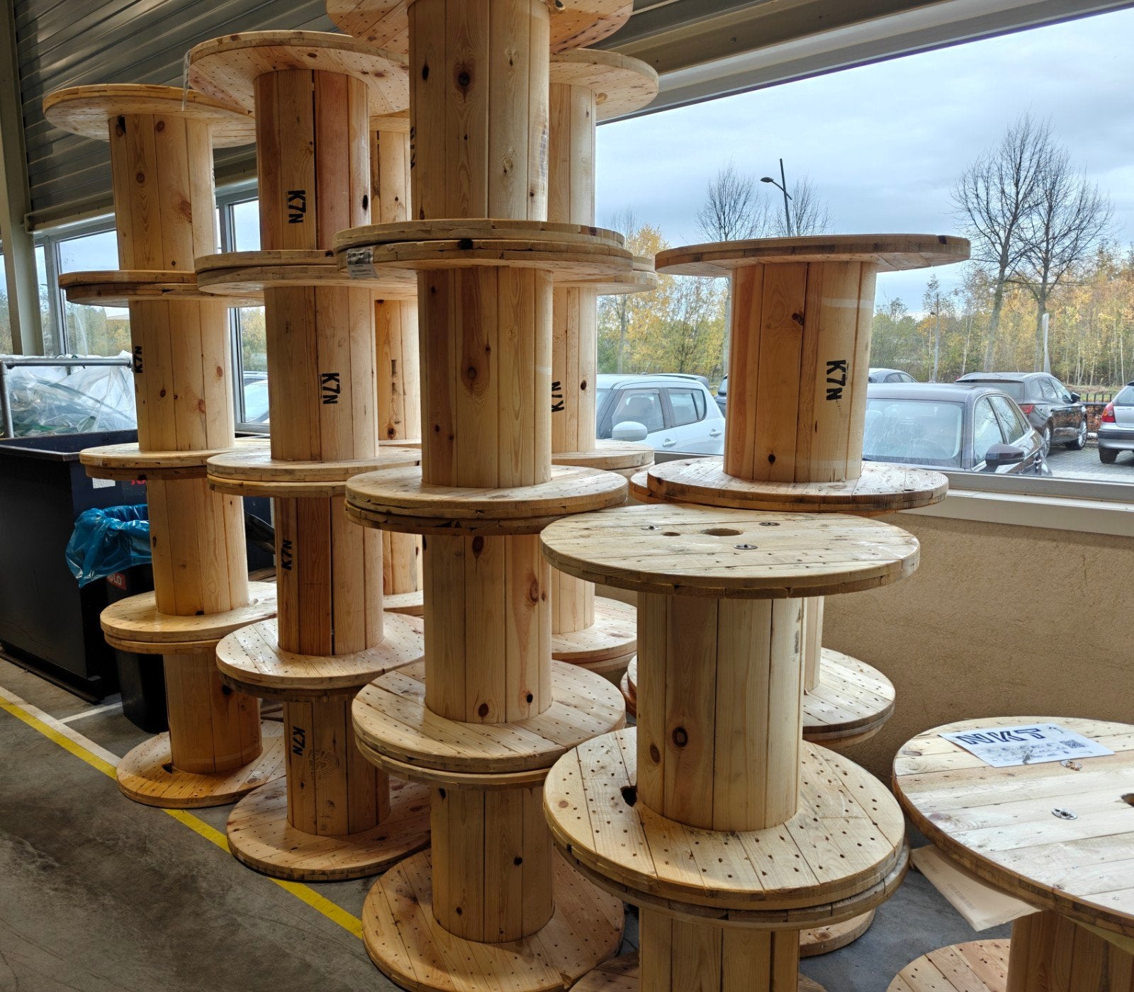 kabelhaspels hout en kunststof, Ophalen, Overige typen, Zo goed als nieuw, Minder dan 200 cm