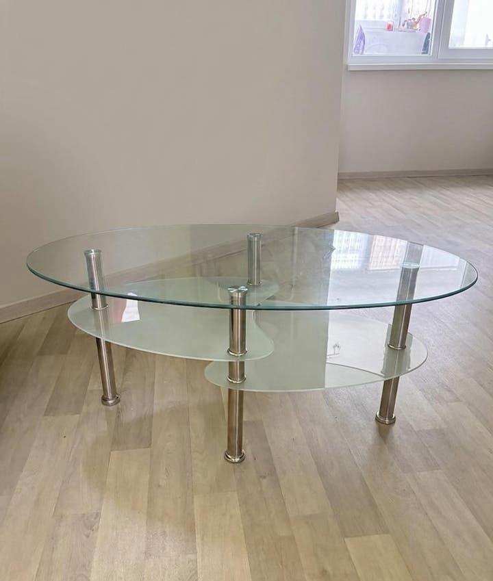 Table de salon, Enlèvement ou Envoi, Utilisé, Verre