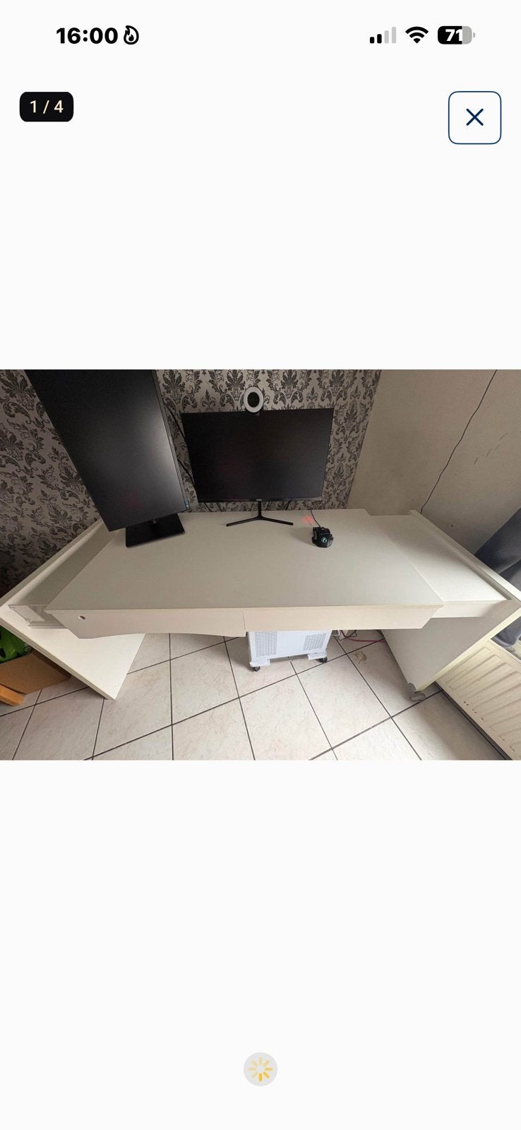 Kwalitatieve bureau, Ophalen, Overige typen, Gebruikt, Hout