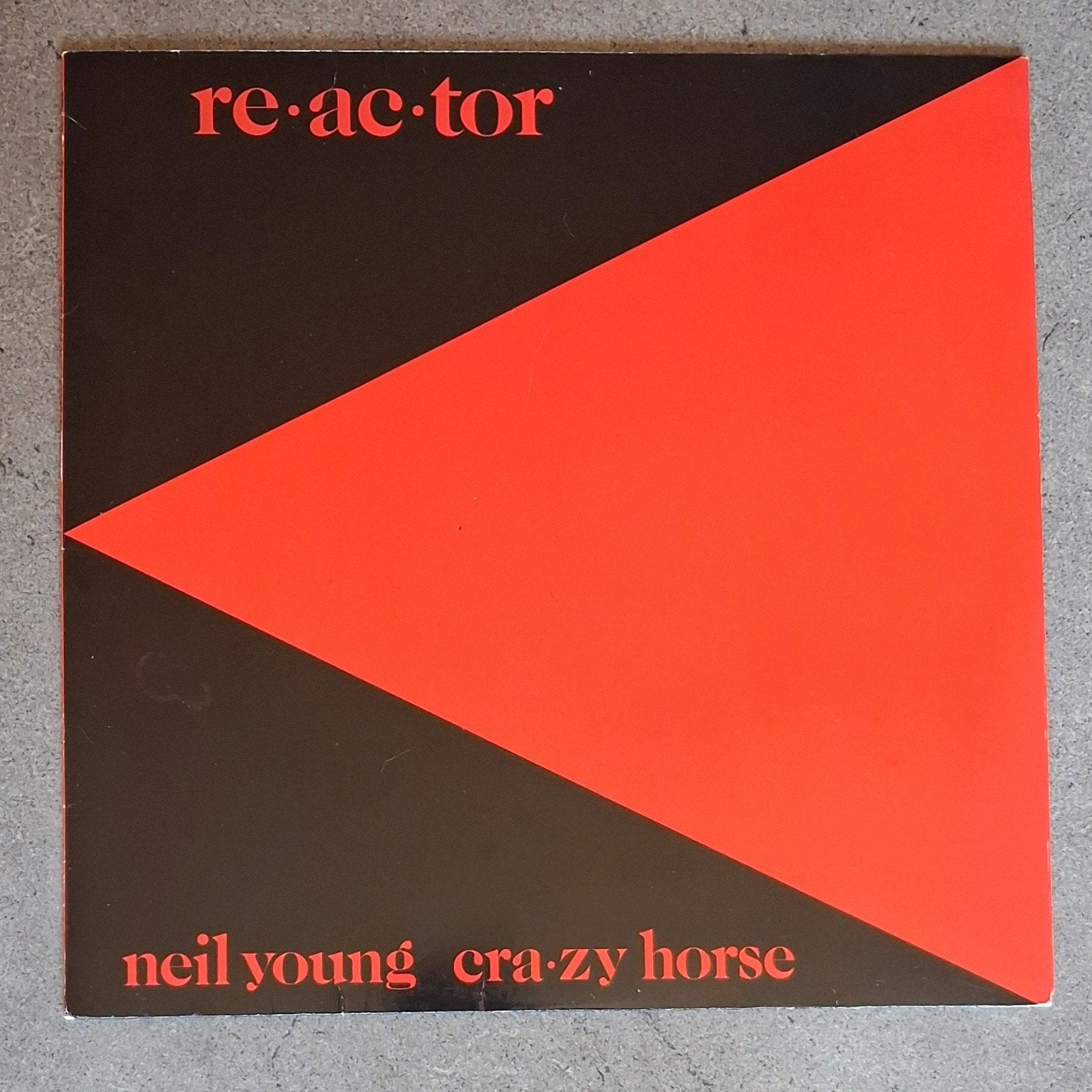 Neil Young & Crazy Horse: Re·ac·tor (LP), Cd's en Dvd's, Inclusief binnenhoes, Ophalen of Verzenden, 12 inch