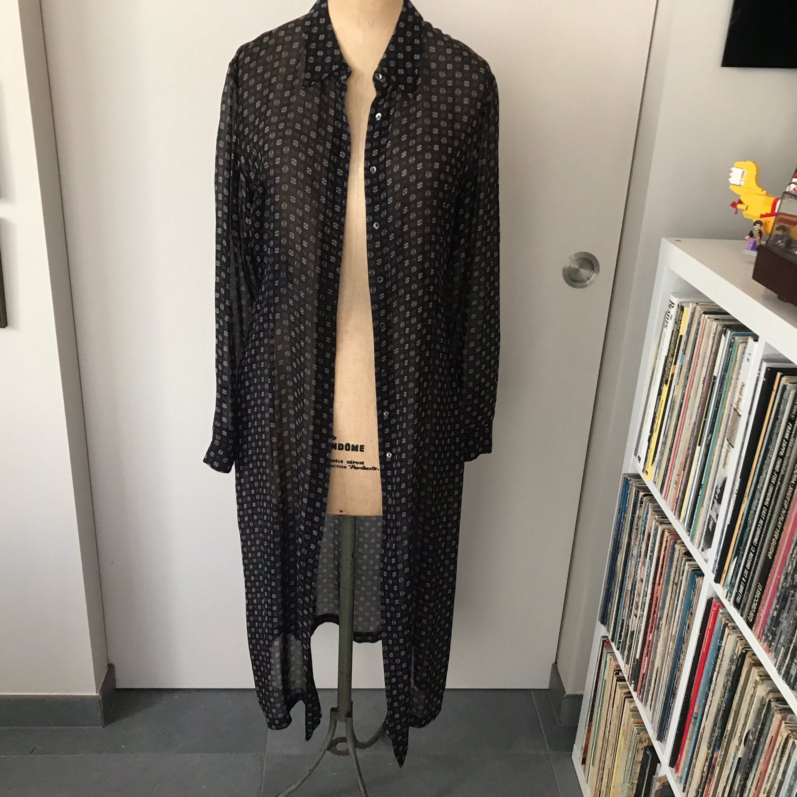 Zijden tuniek van Chine maat Medium, Ophalen of Verzenden, Zo goed als nieuw, Maat 38/40 (M), Blauw