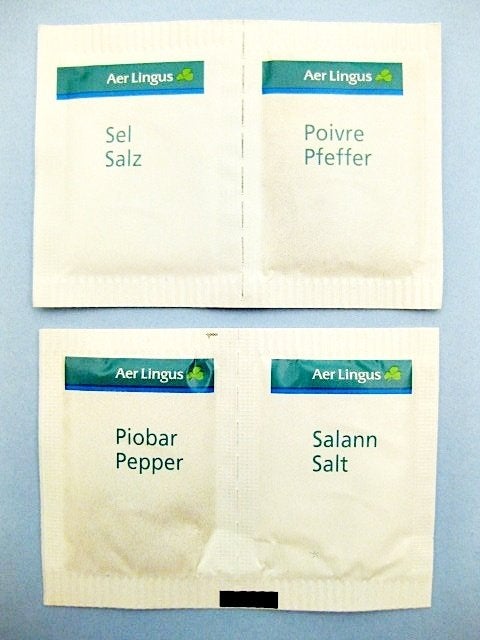 Sacs en papier pour salière et poivrière Aer Lingus, Enlèvement ou Envoi, Neuf, Autres types