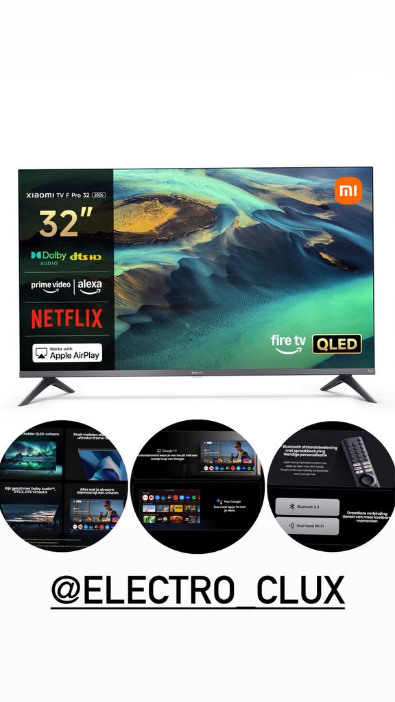 Xiaomi Smart Tv Pro 32inch / 2026 QLed Technologie ️, Ophalen of Verzenden, Zo goed als nieuw, Muziek