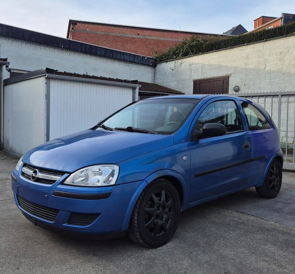 OPEL CORSA - 1.3 CDTI - 2005 - 200.000KMS - EXPORT/HANDELAAR, Auto's, Voorwielaandrijving, Zwart, Blauw, Particulier