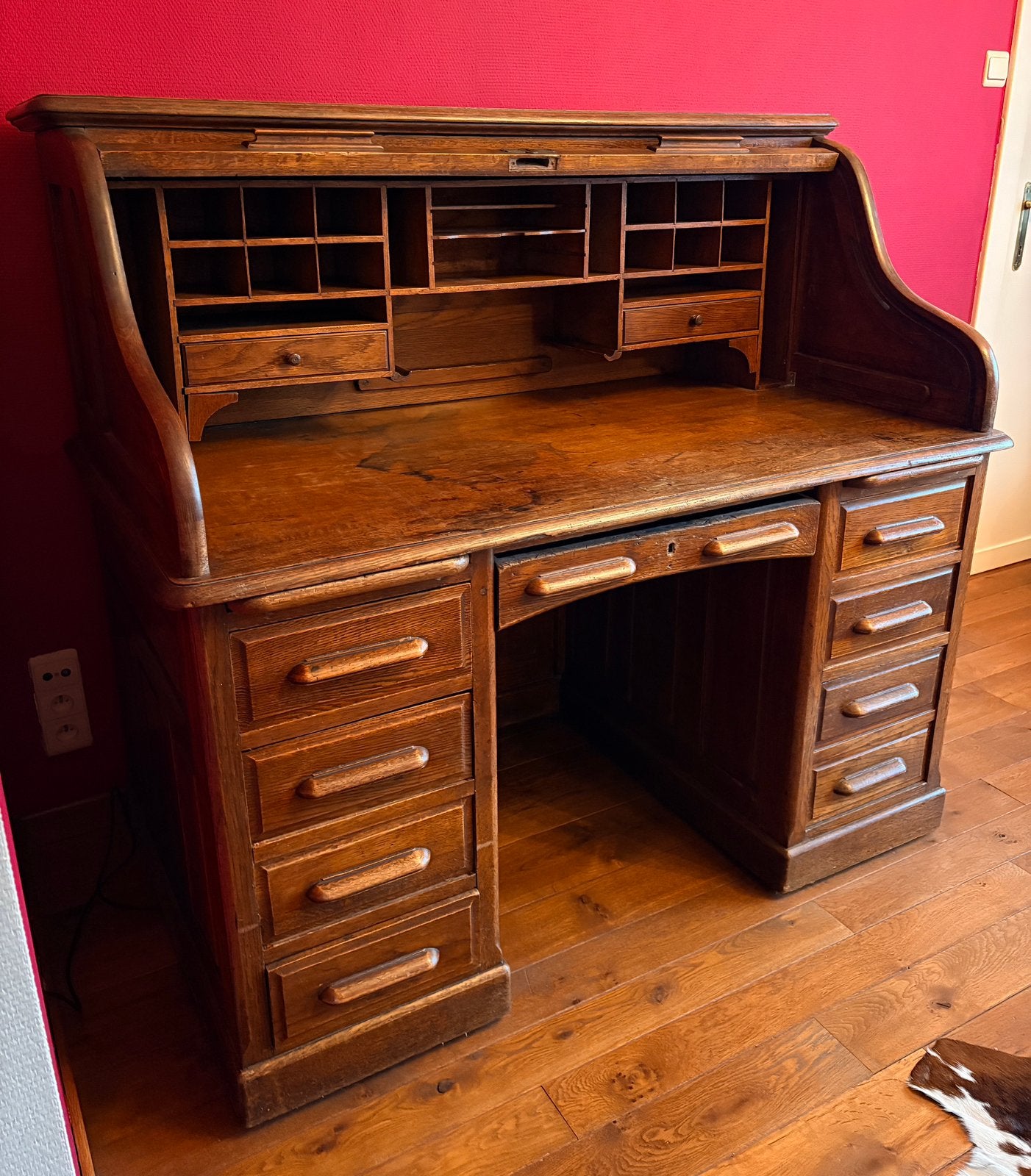 Antiek bureau met rolluik, Antiek en Kunst, Ophalen
