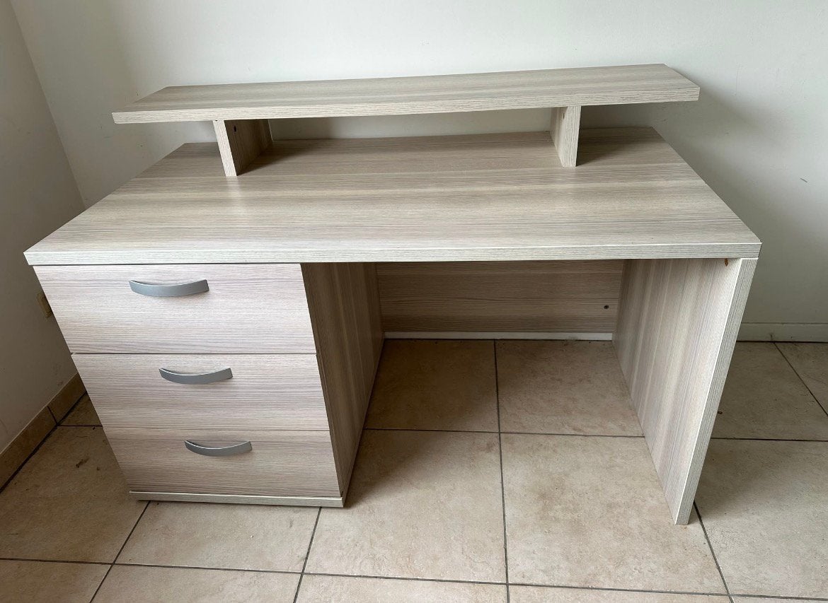 Bureau, Huis en Inrichting, Bureaus, Zo goed als nieuw, Modern, Opbergruimte, Ophalen