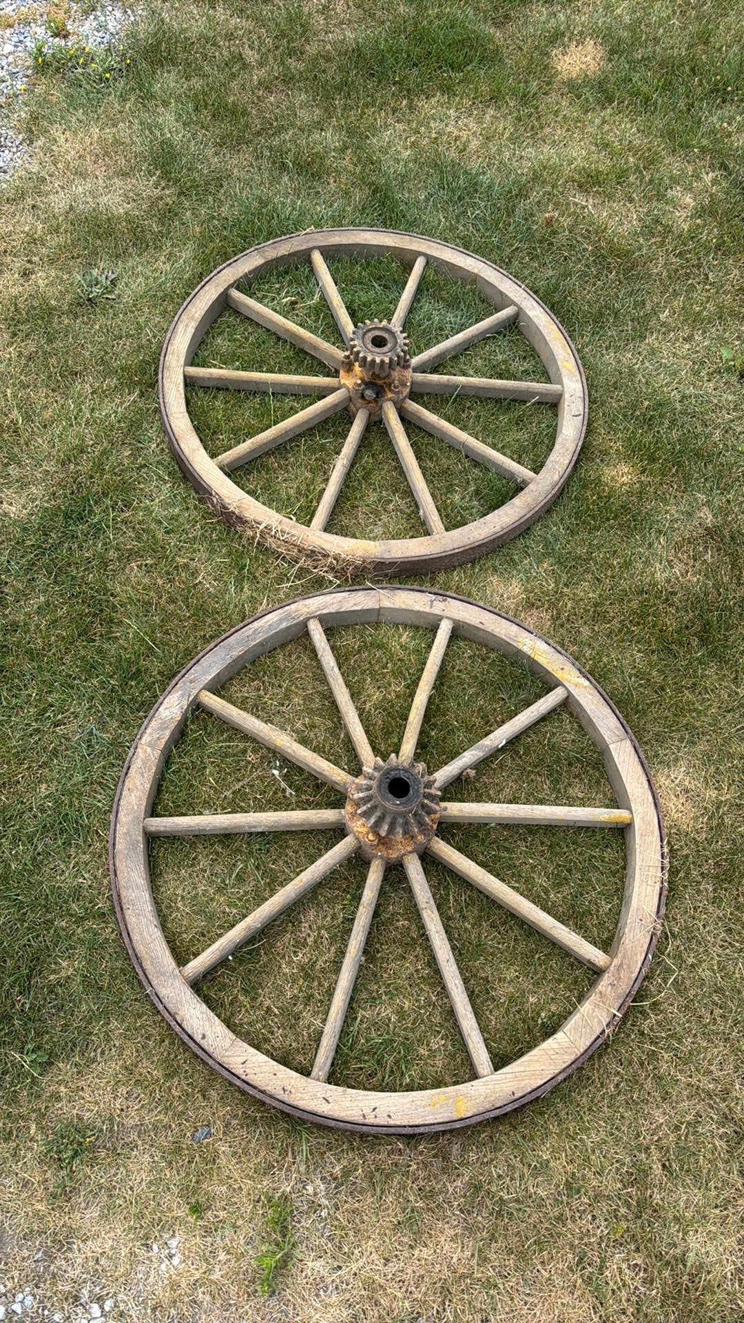 Huifkar wielen, Ophalen