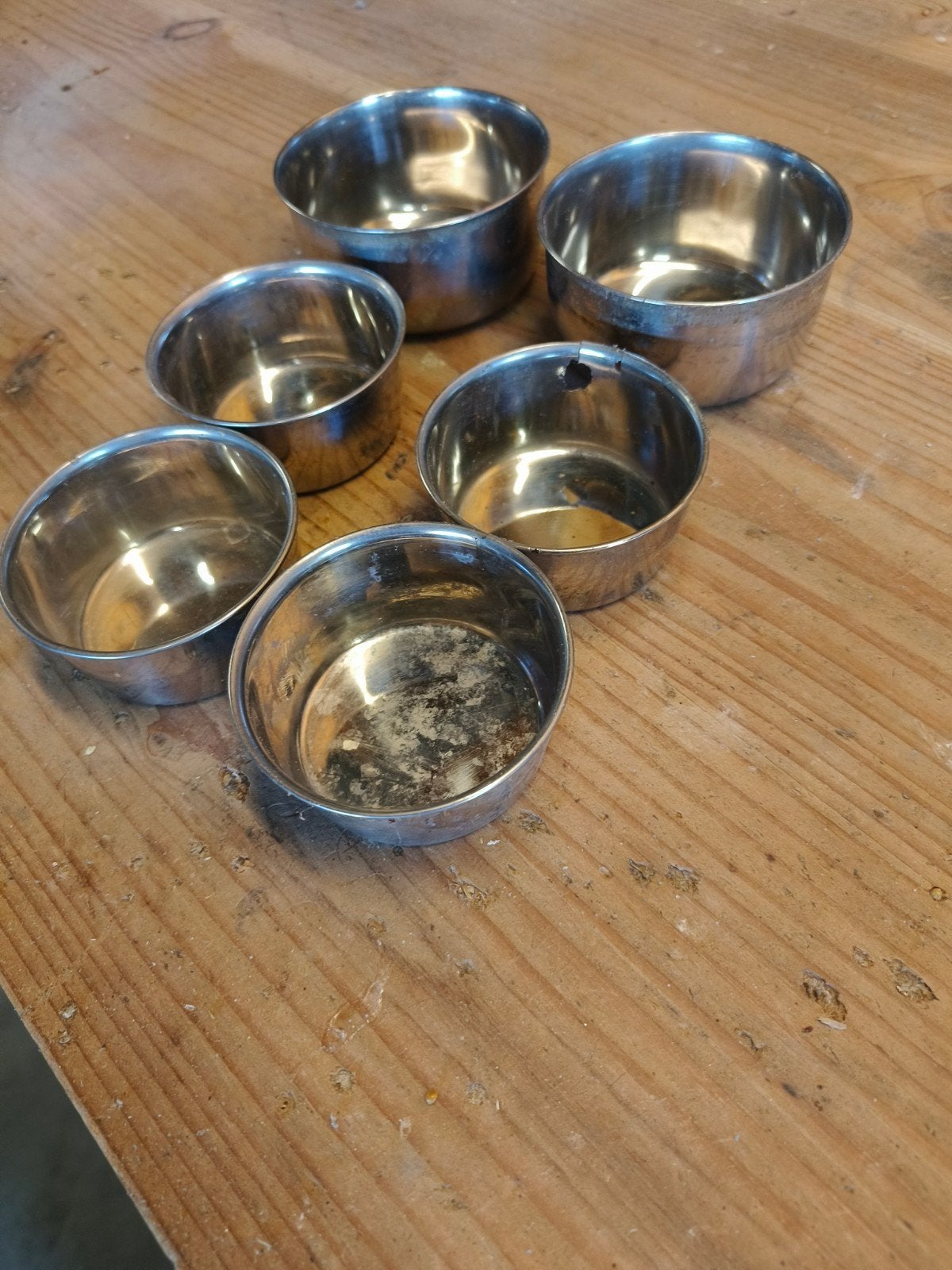 RVS schaaltjes voor papegaaien, Dieren en Toebehoren, Ophalen